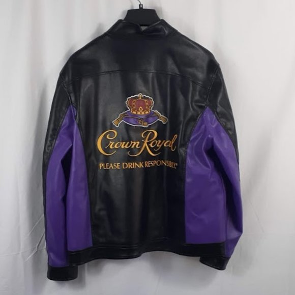 Matt Kenseth Mens Big & Tall 2XL Nascar Crown Royal Roush Fenway Racing Jacket - Picture 2 of 6